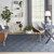 8' X 10' Navy Blue Indoor Outdoor Area Rug
