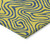 5' X 8' Yellow And Blue Abstract Washable Indoor Outdoor Area Rug