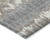 3' X 5' Taupe Brown And Ivory Striped Washable Indoor Outdoor Area Rug