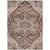 3' X 5' Terra Cotta Brown And Copper Oriental Washable Indoor Outdoor Area Rug