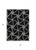5' X 8' Black And Ivory Geometric Washable Indoor Outdoor Area Rug Contemporary Style - Black, Ivory Color