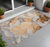3' X 5' Orange Abstract Washable Non Skid Indoor Outdoor Area Rug