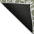 5' X 8' Fern Green And Ivory Floral Washable Indoor Outdoor Area Rug