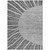 5' X 8' Charcoal Gray And Silver Abstract Washable Indoor Outdoor Area Rug Transitional Style - Charcoal, Gray, Silver Color
