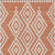 3' X 5' Salmon And Ivory Geometric Washable Indoor Outdoor Area Rug Transitional Style - Salmon, Ivory Color