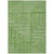 5' X 8' Green And Ivory Geometric Washable Indoor Outdoor Area Rug Transitional Style - Green, Ivory Color