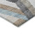 5' X 8' Brown Geometric Washable Indoor Outdoor Area Rug Transitional Style - Brown Color