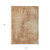 5' X 8' Terra Cotta And Copper Abstract Washable Indoor Outdoor Area Rug