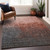 5' X 8' Blush And Dark Gray Ombre Washable Indoor Outdoor Area Rug - Blush, Dark Gray