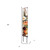 42" Green Orange And White Solid Wood Pumpkin Garden Stake