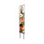 42" Green Orange And White Solid Wood Pumpkin Garden Stake