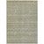 3' X 5' Linen And Beige Striped Washable Indoor Outdoor Area Rug