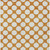 3' X 5' Orange And Ivory Polka Dot Washable Indoor Outdoor Area Rug