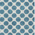 3' X 5' Teal Blue And Ivory Polka Dot Washable Indoor Outdoor Area Rug