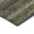 5' X 8' Brown And Gray Striped Washable Indoor Outdoor Area Rug