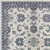 7' X 10' Ivory And Blue Floral Indoor Outdoor Area Rug