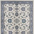 7' X 10' Ivory And Blue Floral Indoor Outdoor Area Rug