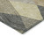 5' X 8' Brown Gold And Taupe Argyle Washable Indoor Outdoor Area Rug