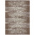 5' X 8' Brown Beige And Ivory Striped Washable Indoor Outdoor Area Rug - Brown, Beige, Ivory