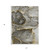 5' X 8' Gray and Gold Abstract Washable Non Skid Indoor Outdoor Area Rug - 608219215361