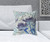 18" x 18" Gray Butterfly Blown Seam Floral Indoor Outdoor Throw Pillow