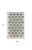4' X 6' Ivory And Black Geometric Indoor Outdoor Area Rug