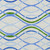 5' X 8' Sky Blue And Beige Abstract Washable Indoor Outdoor Area Rug
