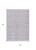 5' X 8' Lavender And Ivory Geometric Washable Indoor Outdoor Area Rug - Lavender, Ivory