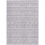 5' X 8' Lavender And Ivory Geometric Washable Indoor Outdoor Area Rug - Lavender, Ivory