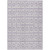5' X 8' Lavender And Ivory Geometric Washable Indoor Outdoor Area Rug - Lavender, Ivory