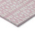 3' X 5' Pink And Ivory Geometric Washable Indoor Outdoor Area Rug Transitional Style - Pink, Ivory Color