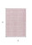 3' X 5' Pink And Ivory Geometric Washable Indoor Outdoor Area Rug Transitional Style - Pink, Ivory Color