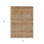 3' X 5' Terra Cotta Copper And Gray Southwestern Washable Indoor Outdoor Area Rug
