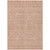 5' X 8' Copper And Beige Floral Washable Indoor Outdoor Area Rug - Copper, Beige