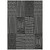 5' X 8' Black And Ivory Geometric Washable Indoor Outdoor Area Rug Transitional Style - Black, Ivory Color