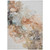 5' X 8' Beige Abstract Washable Non Skid Indoor Outdoor Area Rug Transitional Style - Beige Color