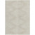 5' X 8' Beige And Ivory Geometric Washable Indoor Outdoor Area Rug Transitional Style - Beige, Ivory Color