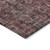3' X 5' Pink And Brick Red Damask Washable Indoor Outdoor Area Rug