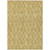 3' X 5' Gold Taupe And Beige Geometric Washable Indoor Outdoor Area Rug