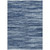 5' X 8' Blue And Navy Blue Abstract Washable Indoor Outdoor Area Rug - Blue, Navy Blue