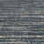 8' Runner Gray and Blue Striped Stain Resistant Indoor Outdoor Runner Rug