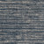8' Runner Gray and Blue Striped Stain Resistant Indoor Outdoor Runner Rug