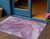 3' X 5' Purple Lilac And Lavender Abstract Washable Indoor Outdoor Area Rug - Purple, Lilac, Lavender