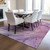 3' X 5' Purple Lilac And Lavender Abstract Washable Indoor Outdoor Area Rug - Purple, Lilac, Lavender