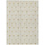 3' X 5' Gold And Beige Geometric Washable Indoor Outdoor Area Rug Transitional Style - Gold, Beige Color
