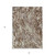 5' X 8' Brown Beige And Gray Abstract Washable Indoor Outdoor Area Rug - Brown, Beige, Gray