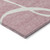 3' X 5' Pink And Ivory Abstract Washable Indoor Outdoor Area Rug Transitional Style - Pink, Ivory Color