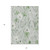 5' X 8' Mint Green And Ivory Floral Washable Indoor Outdoor Area Rug - 880016385038
