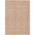 5' X 8' Peach And Beige Geometric Washable Indoor Outdoor Area Rug Transitional Style - Peach, Beige Color