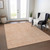 5' X 8' Peach And Beige Geometric Washable Indoor Outdoor Area Rug Transitional Style - Peach, Beige Color